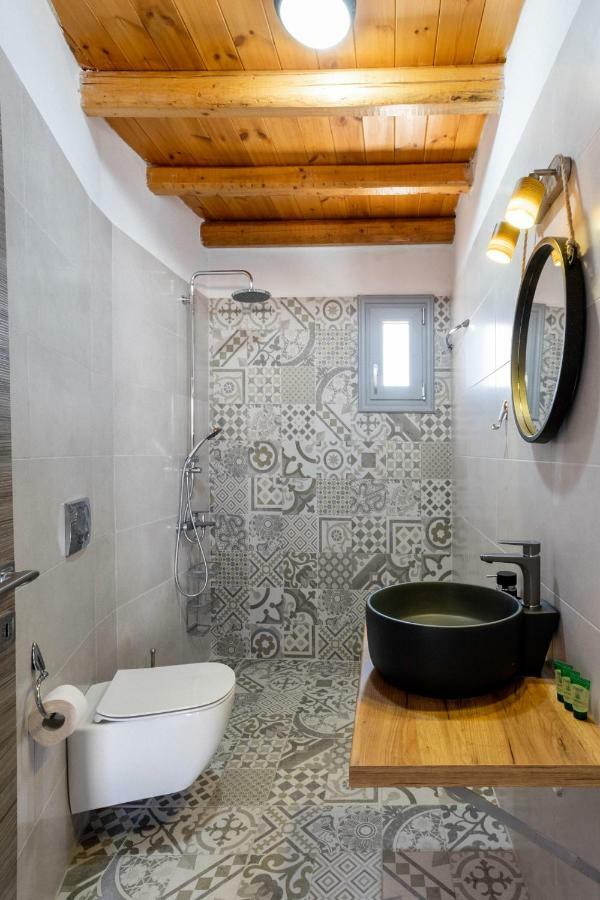 Marilena Natural Stone House, By Hellocrete Pigi  Ngoại thất bức ảnh