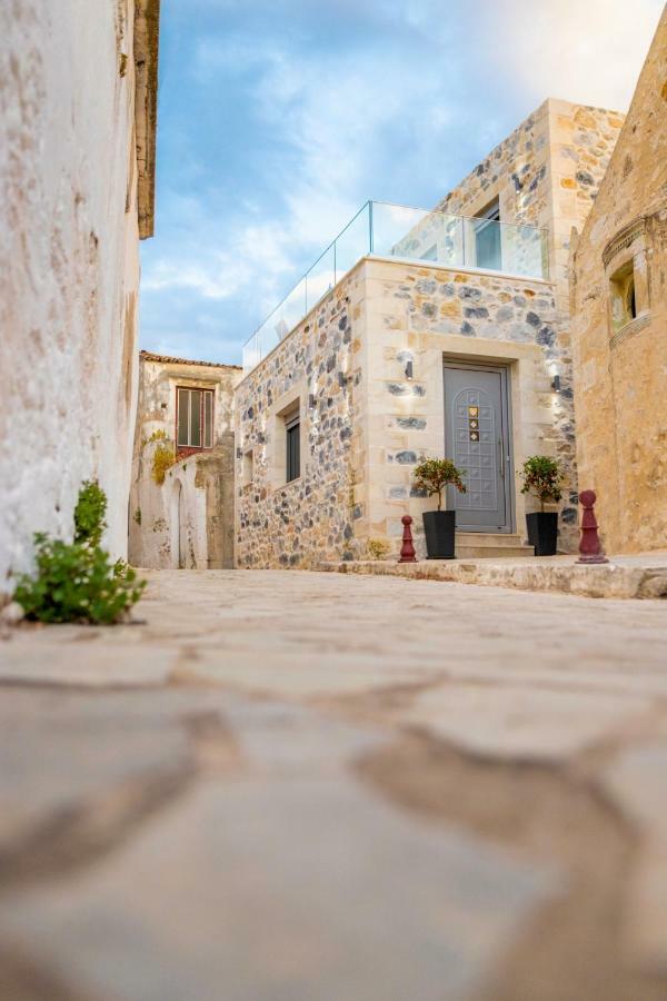 Marilena Natural Stone House, By Hellocrete Pigi  Ngoại thất bức ảnh